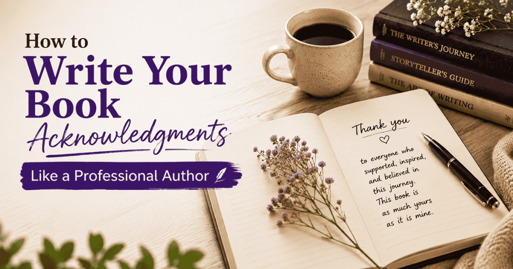 Journal · How to Write Your Book Acknowledgments Like a Professional Author