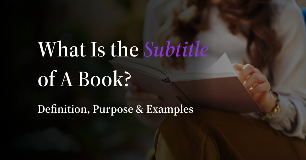 Journal · What Is the Subtitle of a Book? Definition, Purpose & Examples