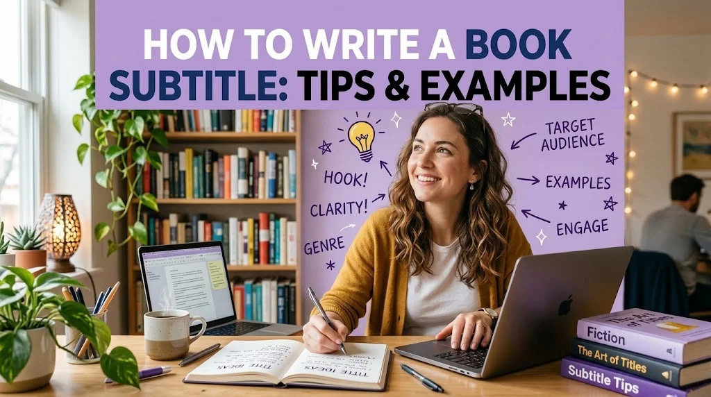 Writer With Their Book Layout Book Subtitle Examples: 25 Ideas by Gene (2026)Ebook Writing Journal